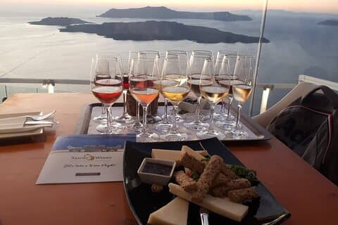 6 - Tour privado de Santorini de una hora con cata de vinos