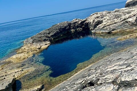 Tour privado: Dugi Otok; Ojo del Dragón y faro de Veli Rat