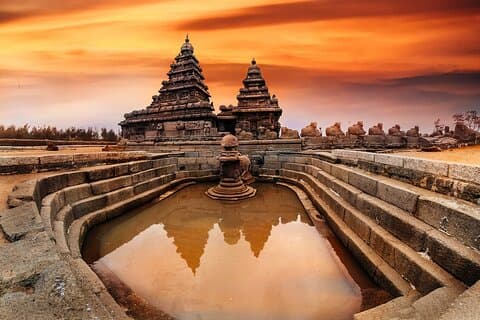 Chennai til Kanchipuram, Gingee Fort, Pondicherry og Mahabalipuram
