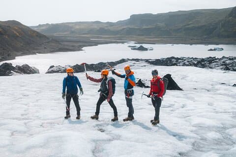 Glacier Hike and South Iceland Sightseeing from Reykjavik