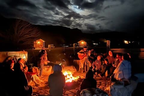 Grand Canyon Western Ranch - Pernoite em helicóptero e terra
