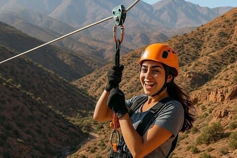 Zipline Avontuur op Terre d’Amanar en bezoek Berber dorpen