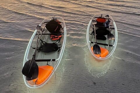Transparent Kayaking Sunset Tour in Holbox