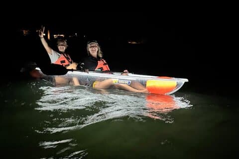 Transparent Kayak Bioluminescence Tour in Holbox