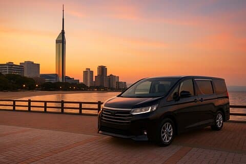 Fukuoka Private Fahrzeugservice mit Restaurant Reservierung