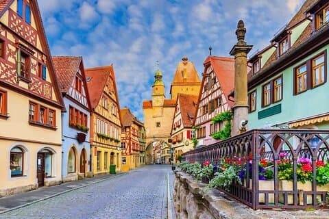 Excursão privada de um dia em Munique para Harburg, Dinkelsbuhl & Rothenburg