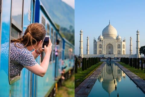 Fra Delhi: Privat Taj Mahal-tur med Gatimaan Express Train