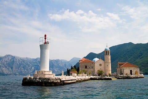 Kotor Blue Cave Lady of the Rocks aus Tivat, Budva und Kotor