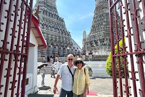 Grand Palais, Wat Phra Kaew, Wat Pho, Wat Arun Visite guidée