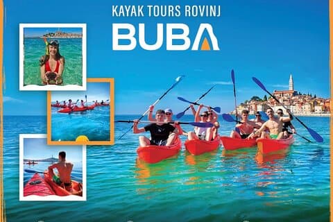 BUBA-Kayak Tours Rovinj GRATIS drankjes, foto's, snorkeluitrusting