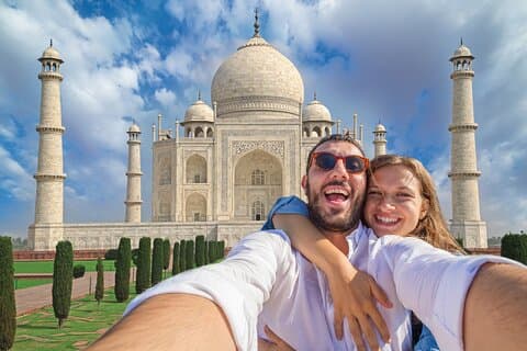 Visita ao Taj Mahal - Skip the Line All Inclusive com almoço de 5 estrelas