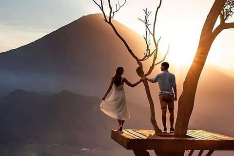 Bali Culturele Reis Lahangan Sweet Viewpoint en Taman Ujung