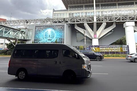 Trasporto privato dall'aeroporto di Città del Messico a Puebla
