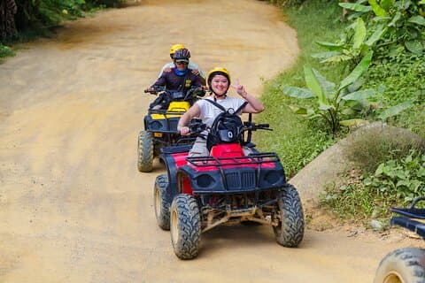 ATV og zipline opplevelse med Big Buddha utsikt i Phuket