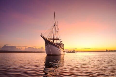 Sunset Sailboat Dinner Cruise & Private Ubud Highlights Tour.
