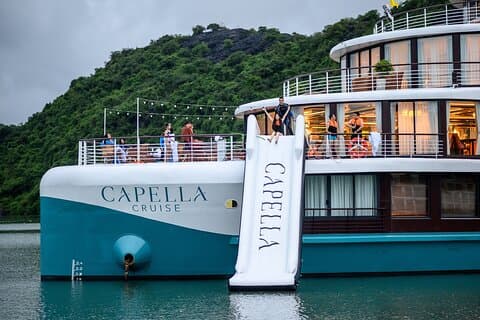 Capella TOP Luxus Kreuzfahrt 2D1N Halong Bay & Lan Ha Bay ab Hanoi