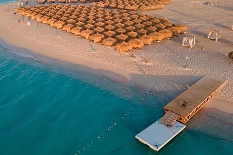 Hula Hula Island Trip por Speedboat Privado e Parasailing–Hurghada