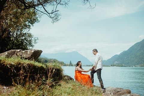 Sessão fotográfica privada profissional em Interlaken