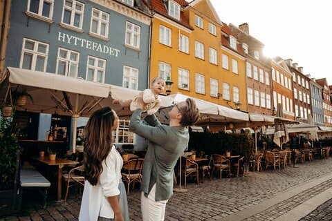 Photoshoot around Copenhagen's Iconic Locations