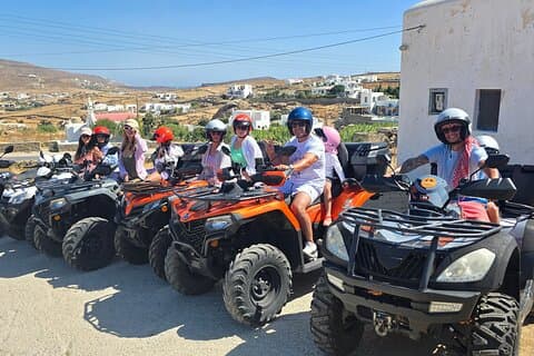 THE ORIGINAL Rent an ATV/QUAD 450cc and explore mykonos on wheels
