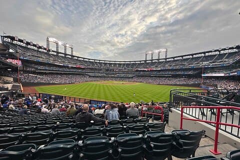 New York Mets Baseball Spiel auf Citi Field