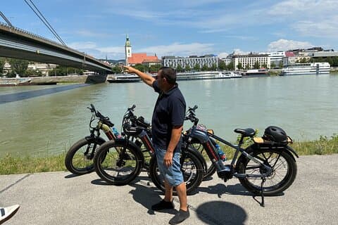 Bratislava WW II Bunker Iron Curtain and Danube Tour by E-bike