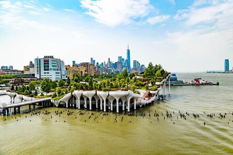 Guidet tur på Little Island i High Line og Hudson Yards
