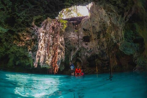 Private Cave Cenote, åben Cenote og frokost tur