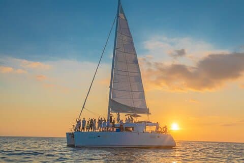 Romantic Sunset Yacht Around Koh Lipe with Islands View