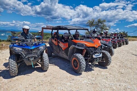 Cape Kamenjak Quad Safari 2.5h – Cliff Jump & Safari Bar
