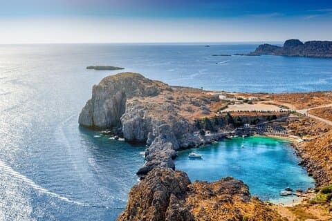 Privétour naar Rhodos Lindos & Seven Springs