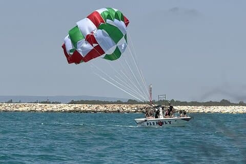 Parasailing Adventure in the Clear Waters of Marina di Pisticci