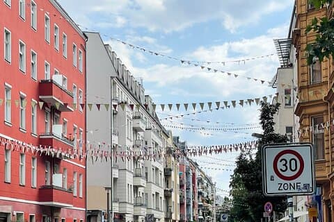 Berlins Prenzlauer Berg: Parker och marknader stadsspel