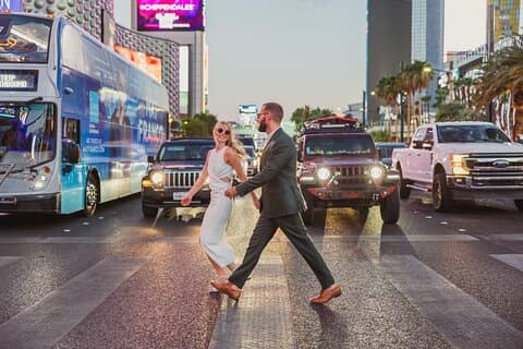 Professionel bryllup kapel fotograf i Las Vegas