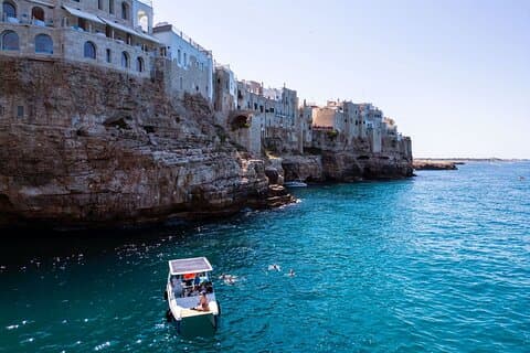 Polignano a Mare Öko-Bootstour mit Schnorcheln Mar y Sol