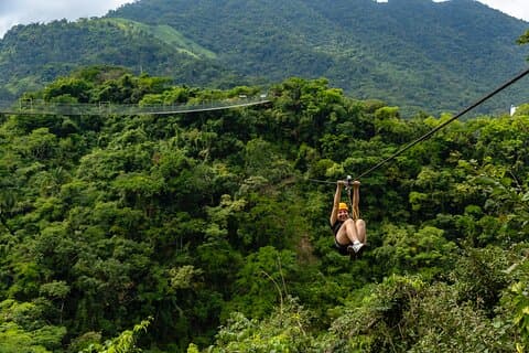 Puerto Vallarta's Best Canopy Zipline + Jorullo Bridge lopen!