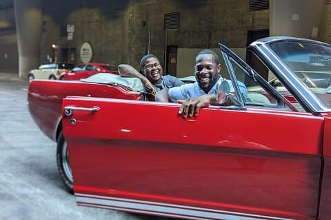 Private Tour Downtown til Hollywood Sign i en 1965 Mustang
