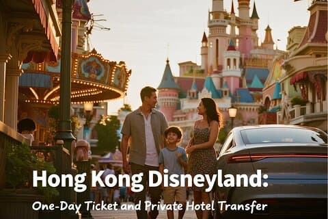 Hong Kong Disneyland: One-Day Ticket and Private Hotel Transfer