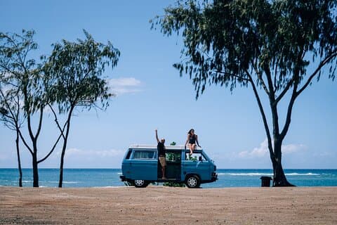 Tour Vintage VW Turtle en la costa norte
