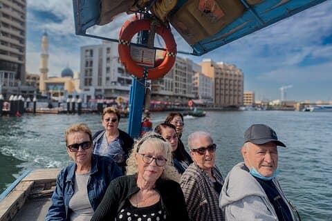 Dubai City Tour Palm Jumeirah Blue Mosque and Souks