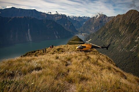 Milford Sound Earnslaw Burn Hubschraubertour von Queenstown