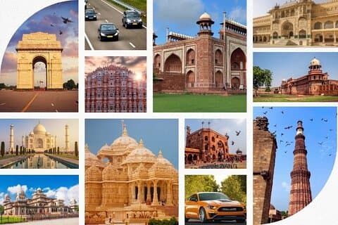 Delhi Agra Jaipur 3 Tage Tour mit dem Auto