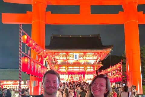 Kyoto : Fushimi Inari Taisha Tour Noturno com Guia