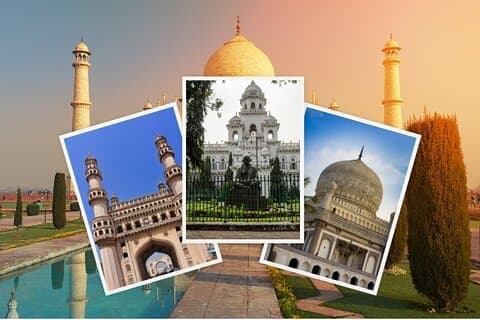 2 Tage Taj Mahal Tour von Hyderabad mit Flügen