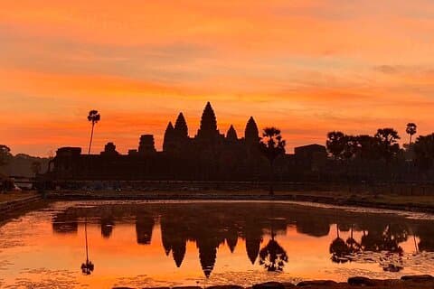 Angkor 2 - Dia de pôr-do-sol e nascer do sol com Guia Privado