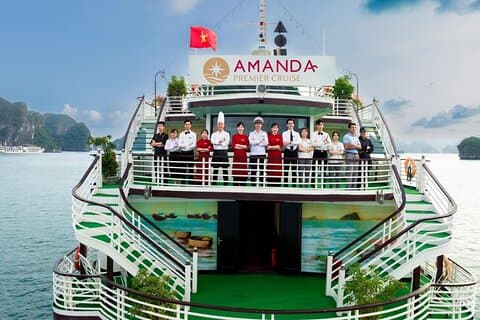 Halong Bay Amanda Cruises: 2D1N, Cave, Beach, Island and Meals