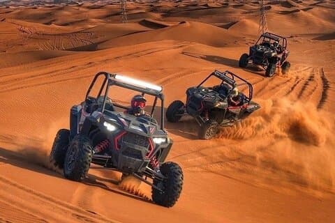Dubai Desert Safari By Buggy Or Quad Bike with 5 Star BBQ Dinner.