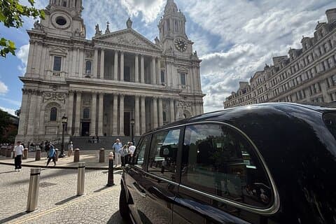 Panorama Private 4 timmars svart taxi tur i London