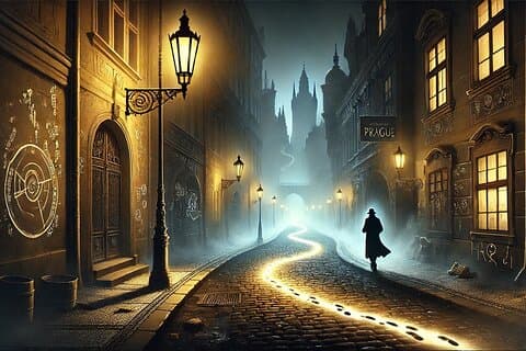 I jagten på Astrolabe: Prag selvstyret mysterium spil