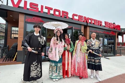 Hanfu Chinese Traditional Costume Try on